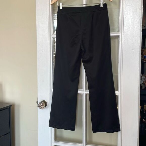 Amy Byer polyester women’s black wide leg pants trousers for work or the office - Picture 2 of 12